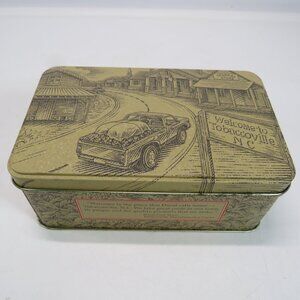 Tobaccoville 1996 Doral Metal Tin farmhouse matte finish Easy Open Advertising